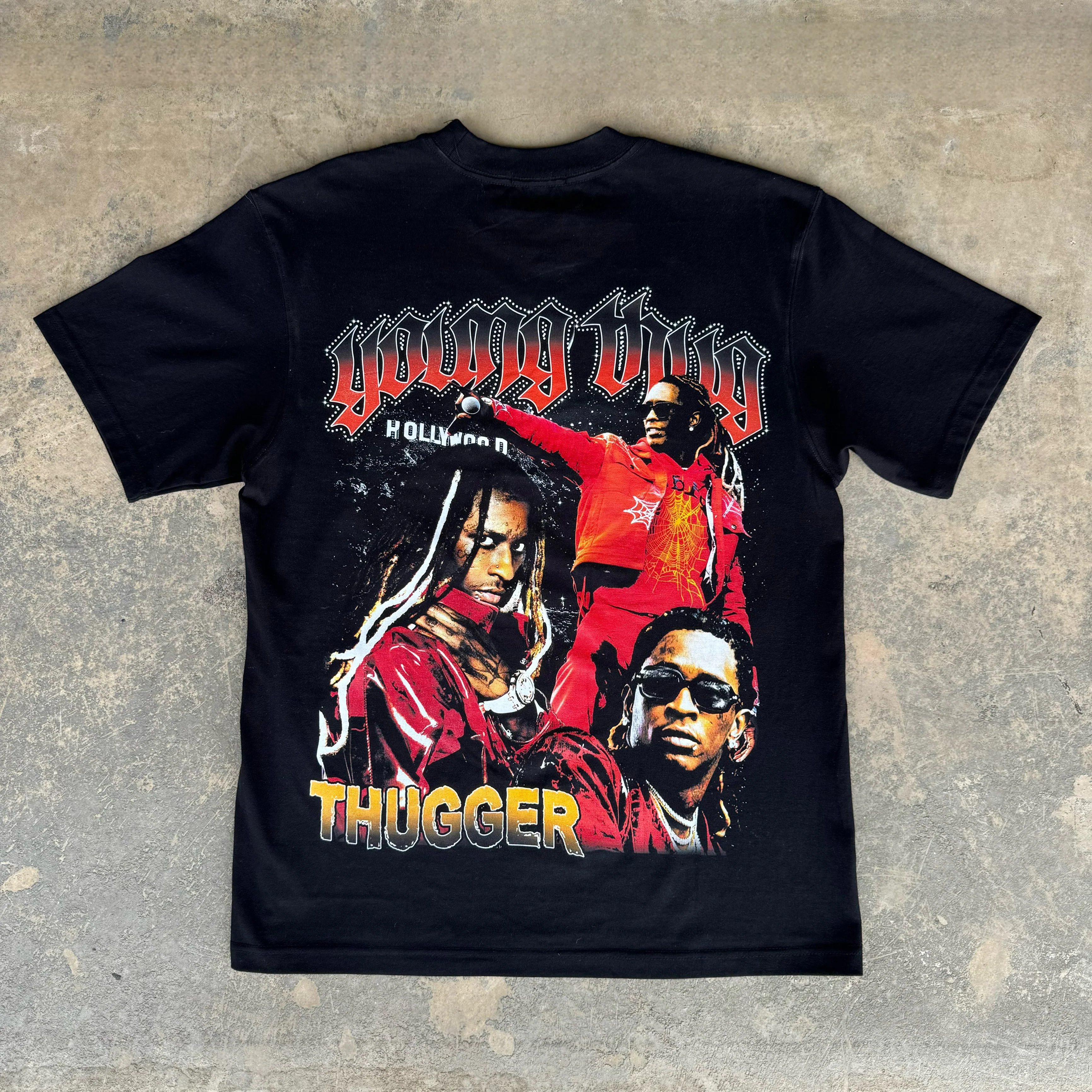 "Free Thug Tee" (Black) - Image 4