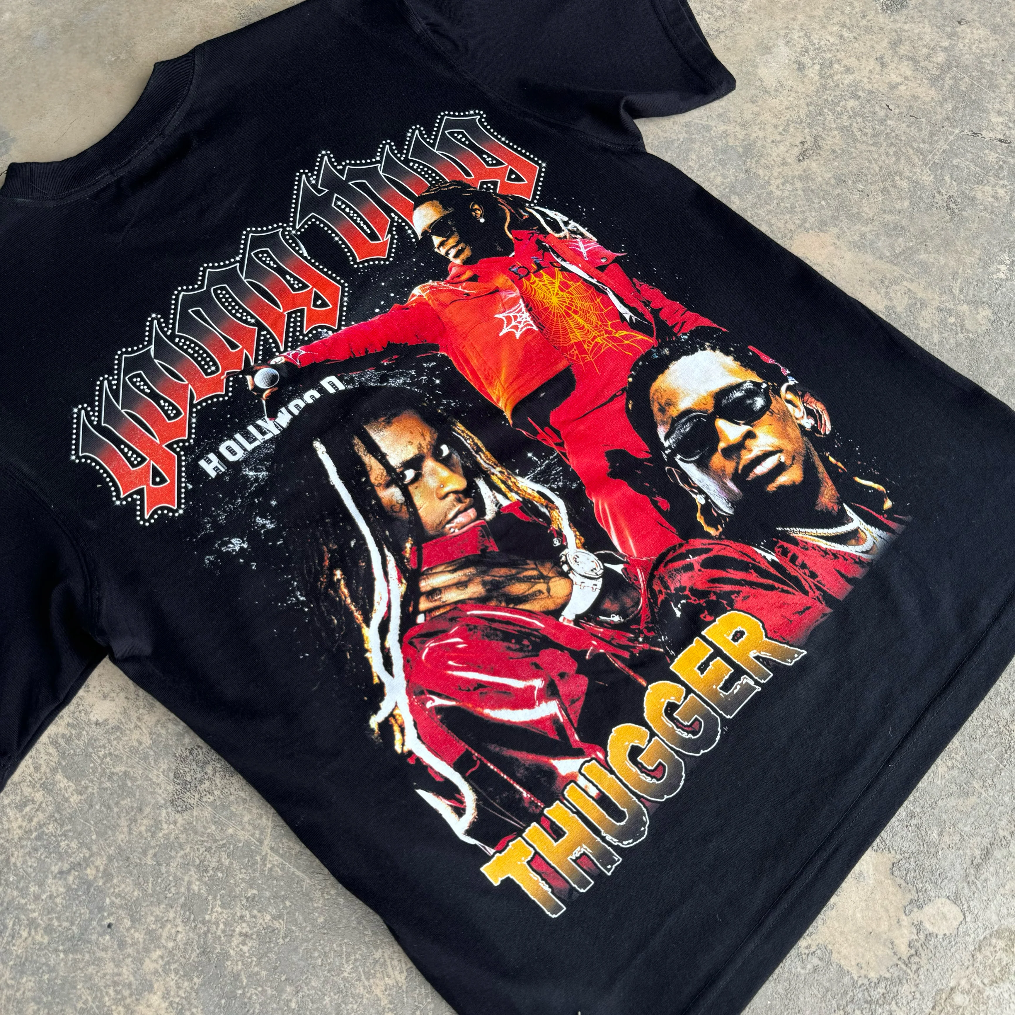"Free Thug Tee" (Black) - Image 5