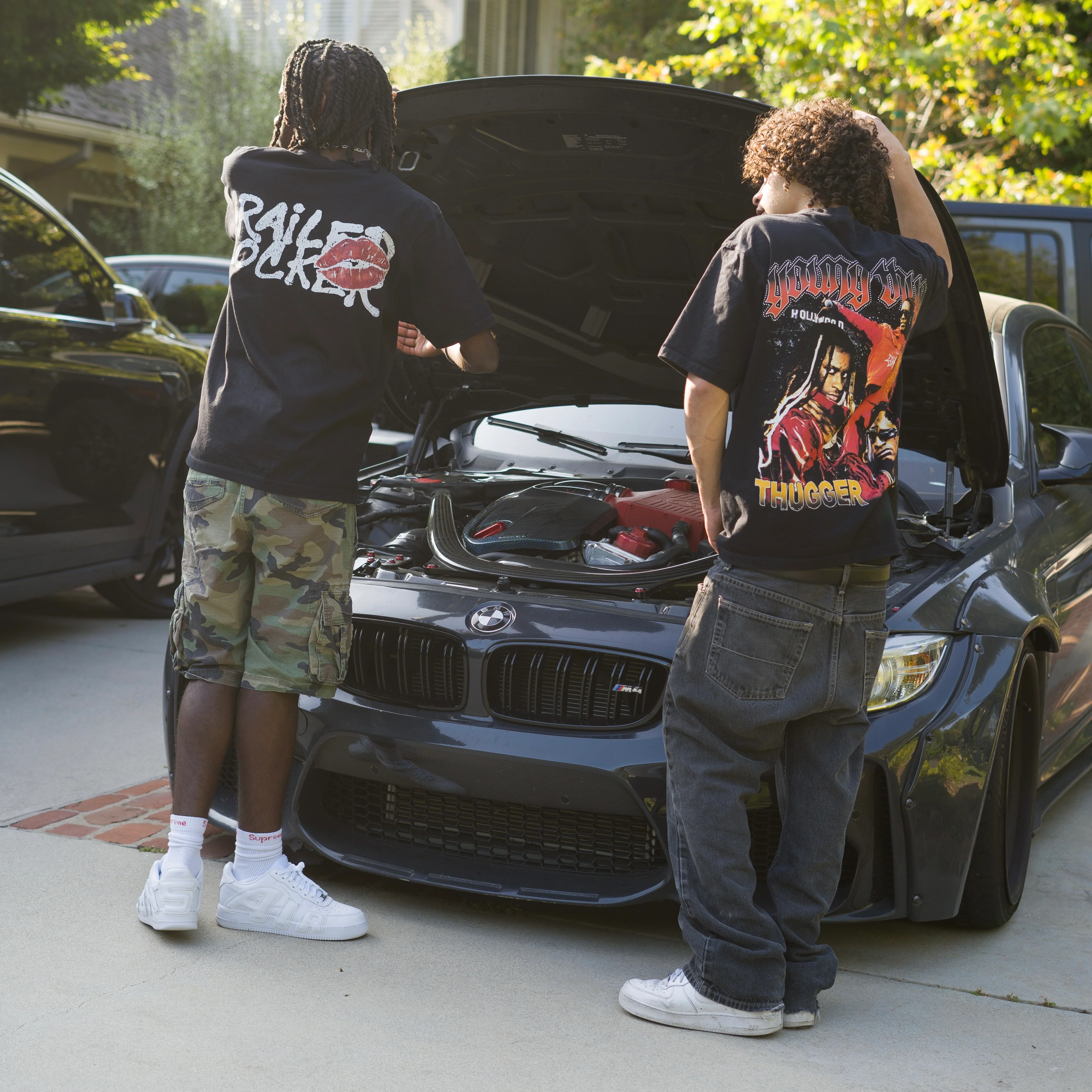 "Free Thug Tee" (Black) - Image 7