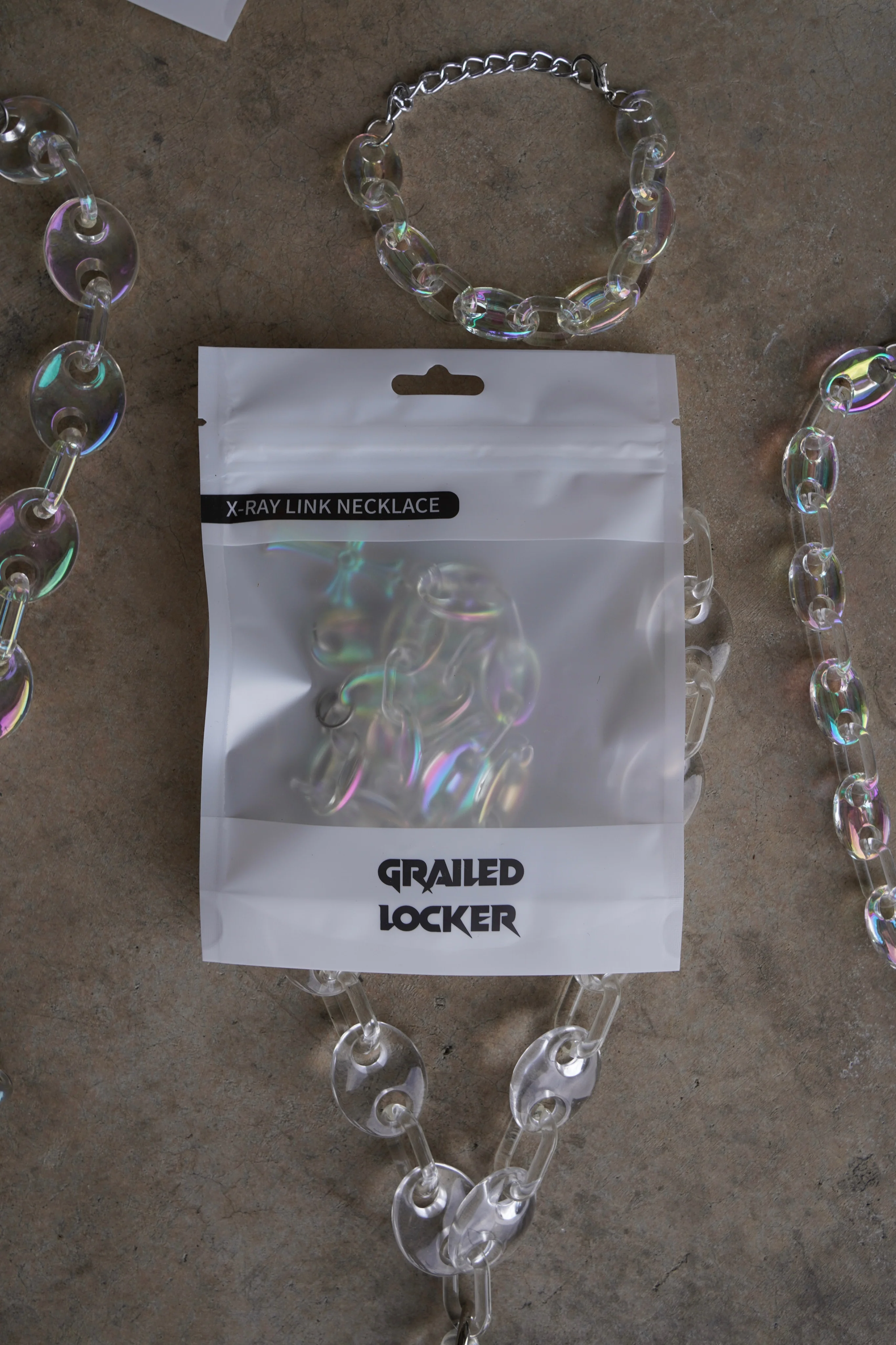 Opal Cross Link Necklace - Image 6