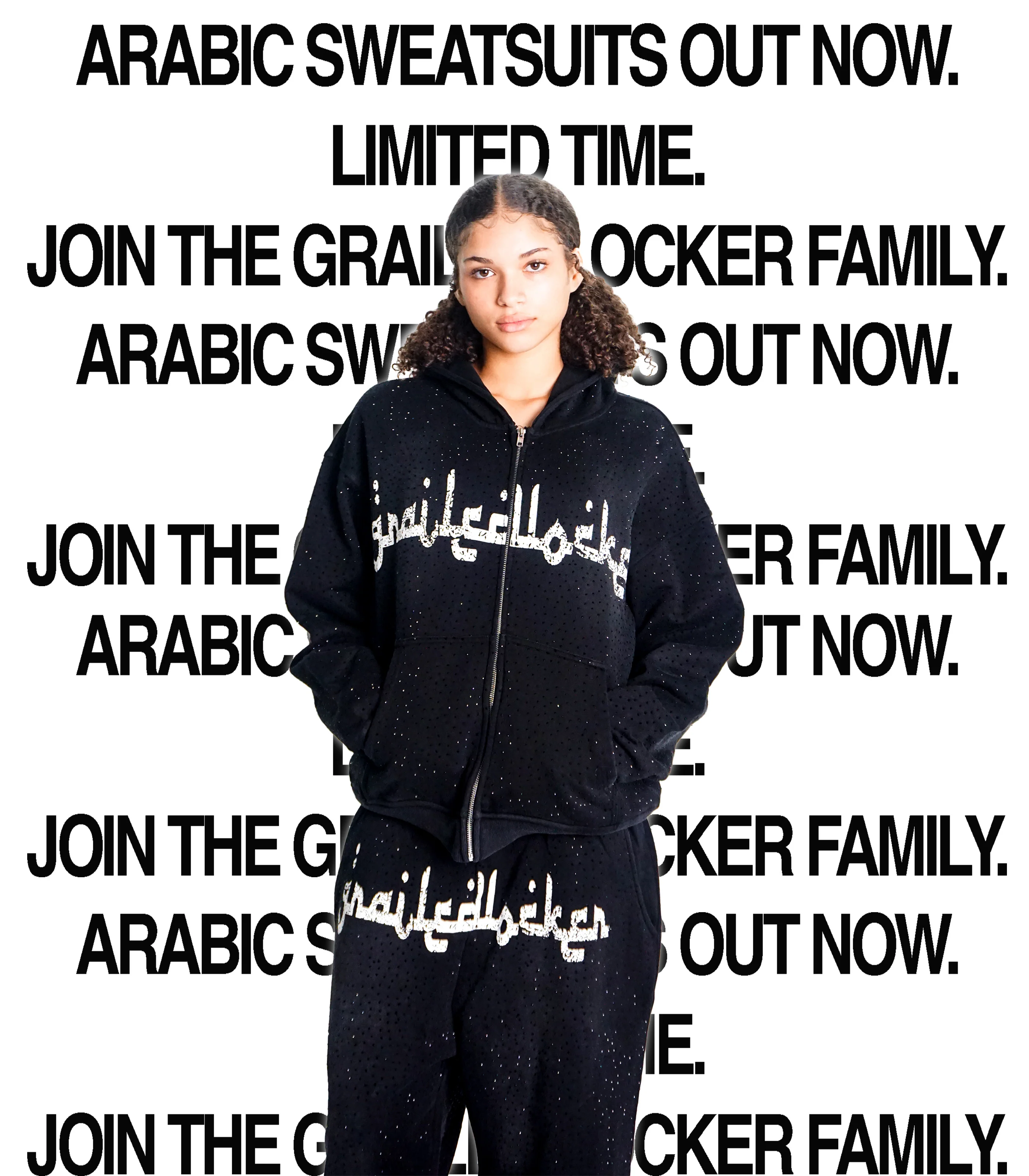 Blue Arabic Grailed Locker Zip Up Hoodie - Image 12